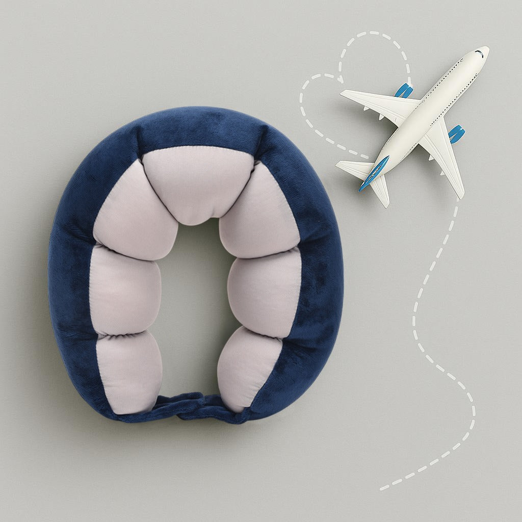 CATERPILLAR PARTICLES U-SHAPED NECK PILLOW
