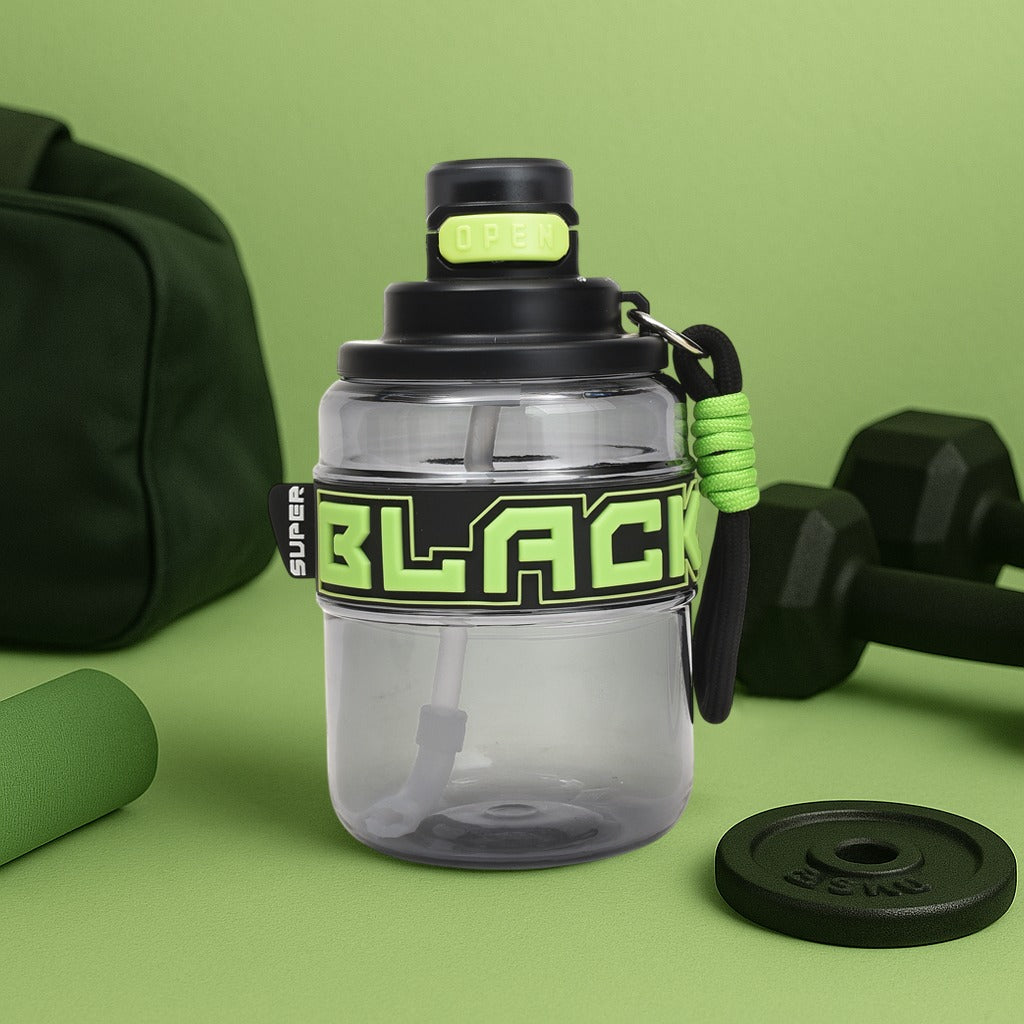 Portable Water Bottle with Straw