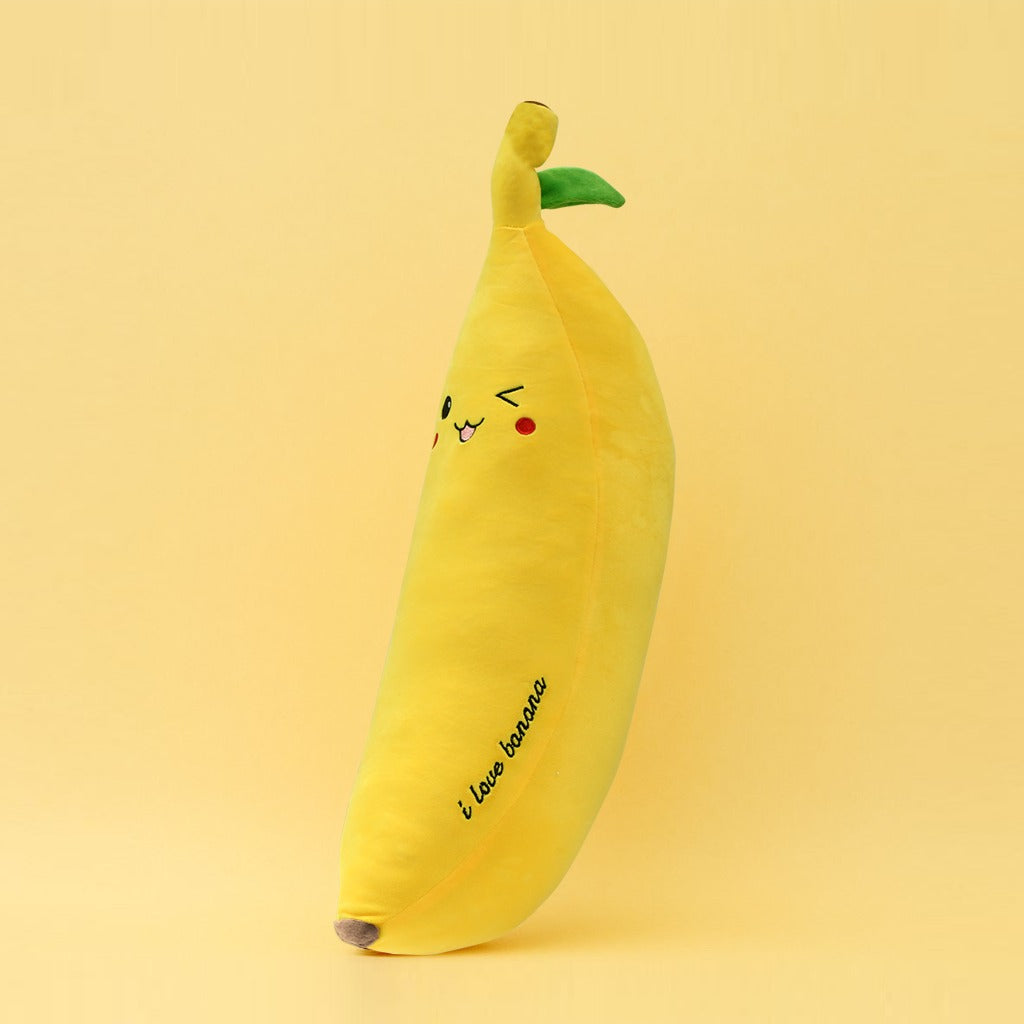 Playful Banana Cute Plush Toy - Yellow
