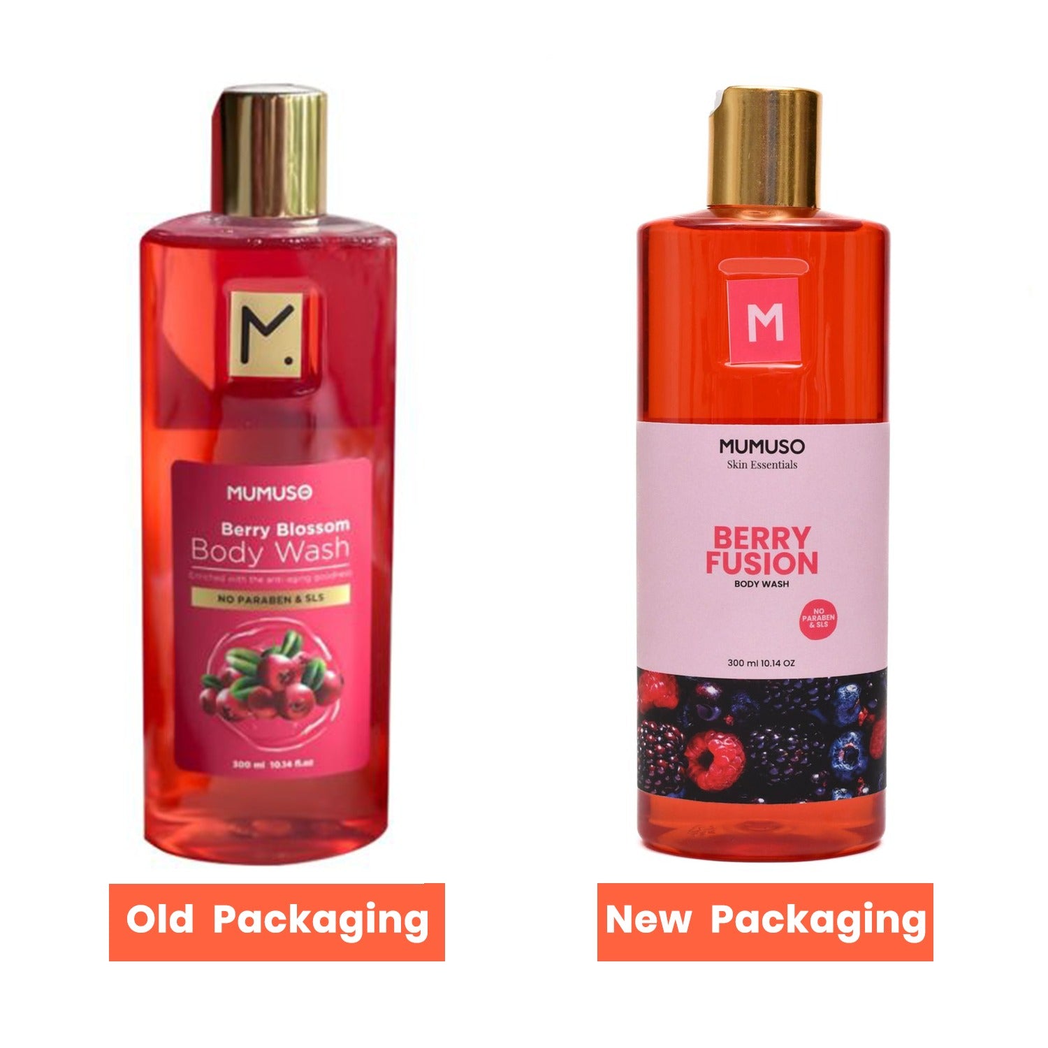 Berry Blossom Body Wash for Fresh Glowing Skin - 300 ml