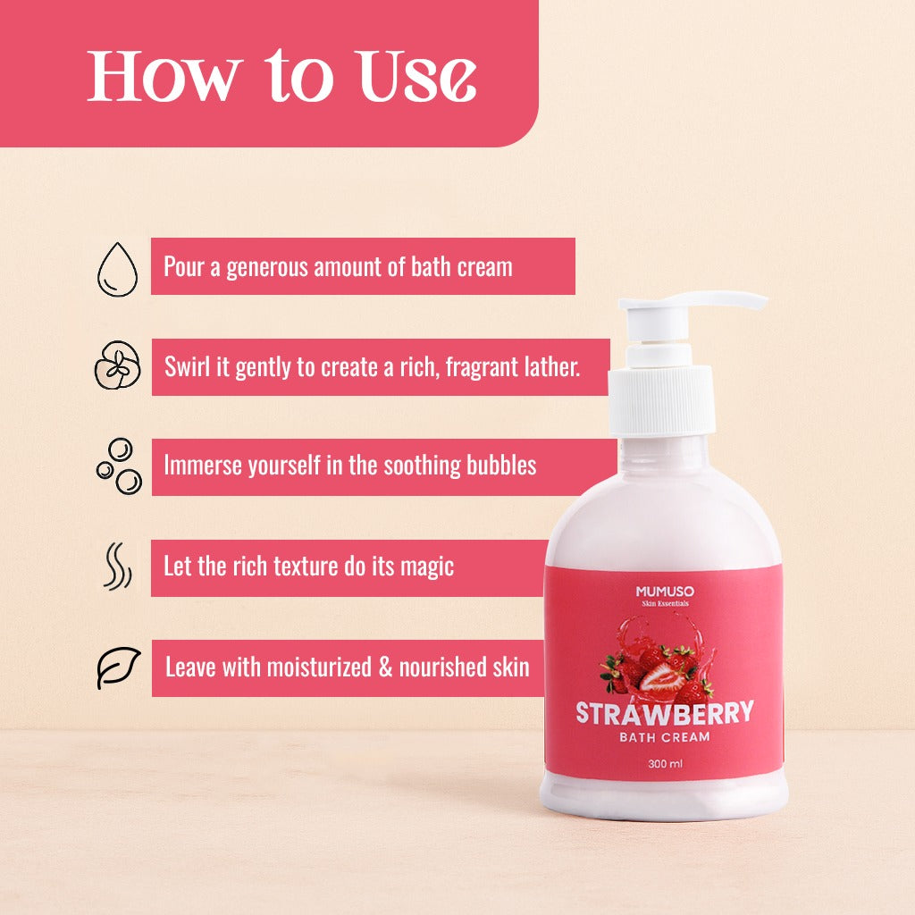 Mumuso Bath Essentials Bath Cream - 300 ml