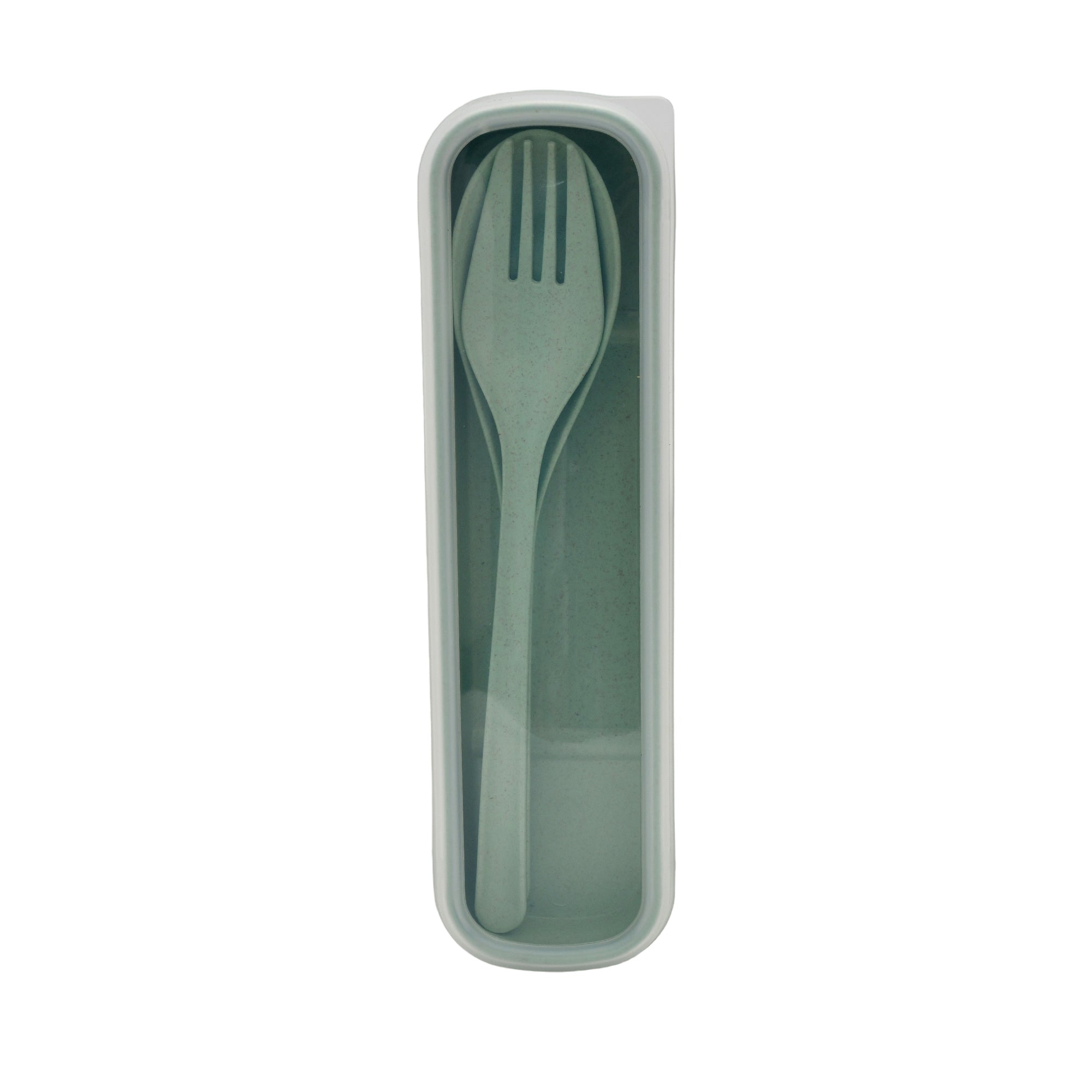 Wheat Straw Flatware Set - Green Mumuso