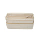 Wheat Straw Lunch Box - Apricot / 750 ml Mumuso