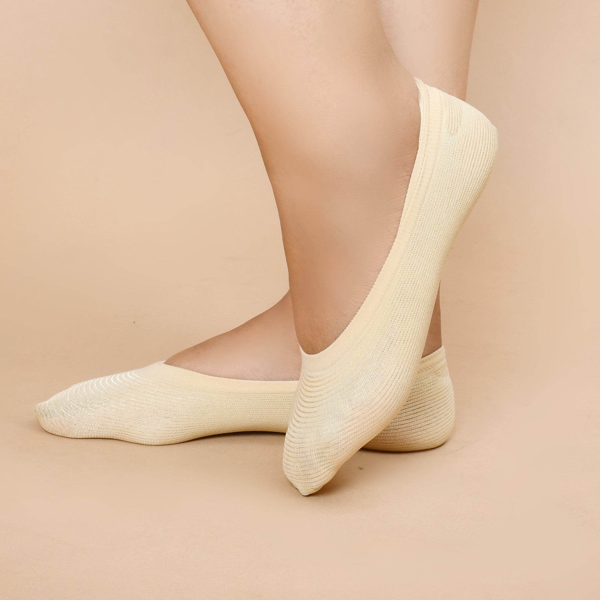 Womens's No-Show Socks - 3 Pairs/ Skin Colour – Mumuso