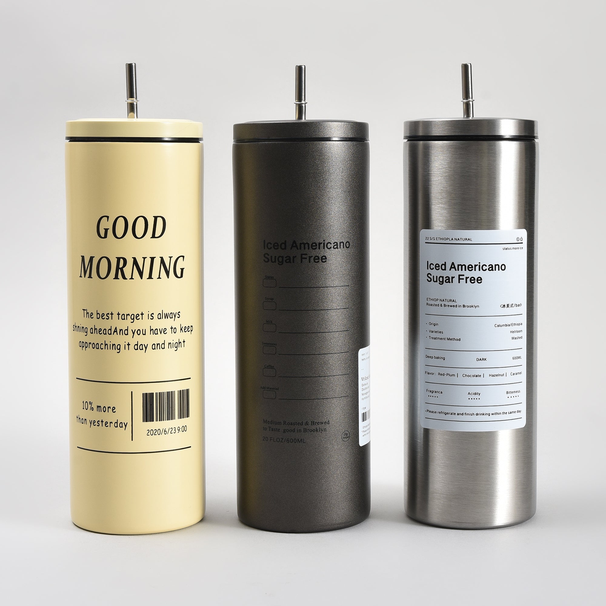 Perfect for Coffee Lovers: Insulated Coffee Tumbler with Straw – 640ml