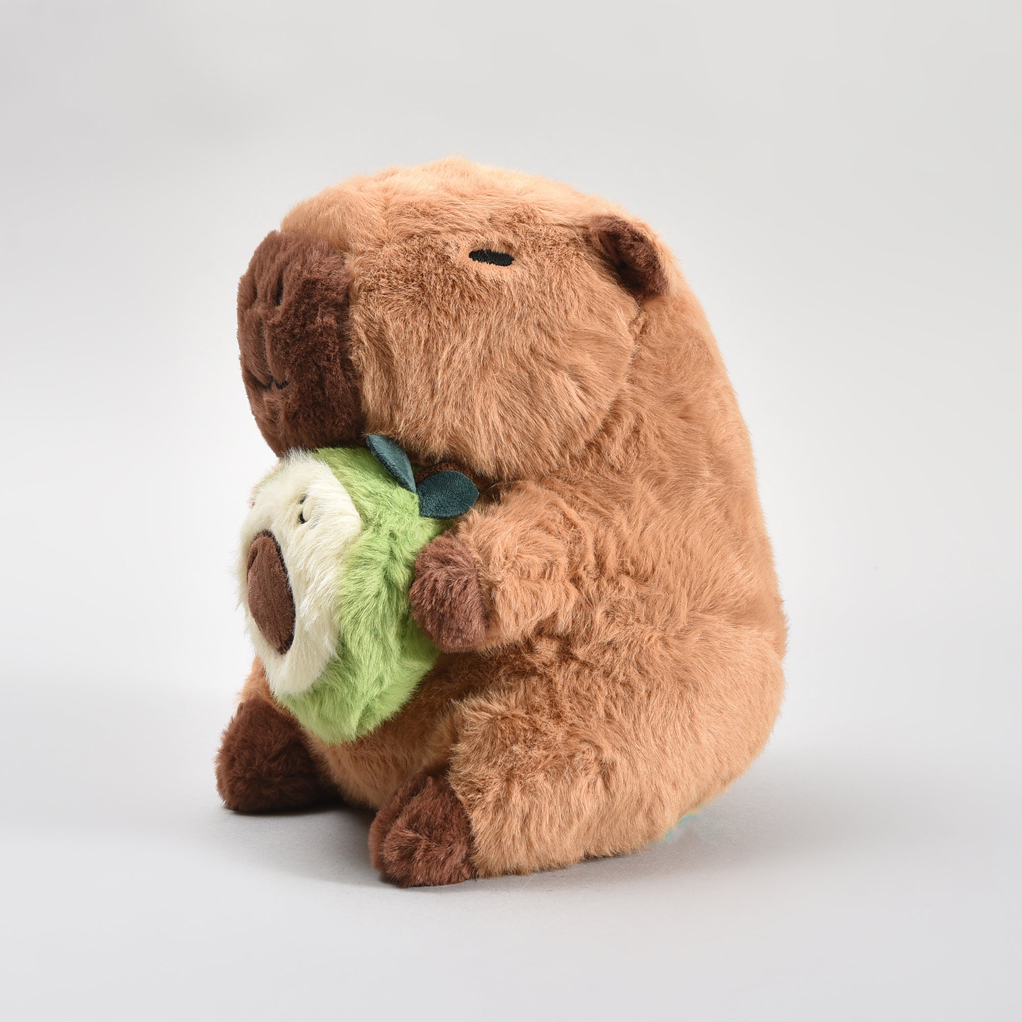 Super Adorable Capybara with Avocado Soft Toy - 23cm