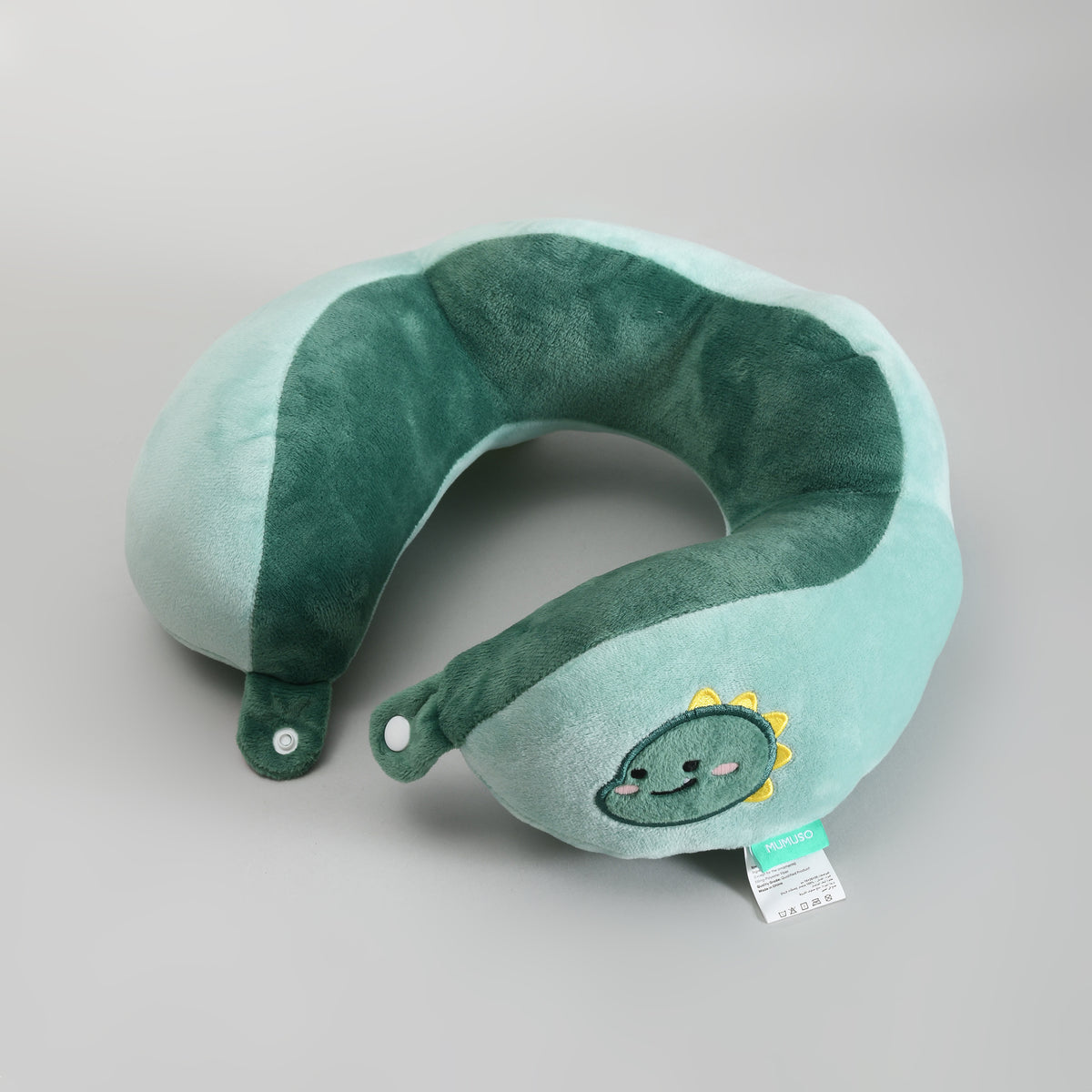 Cute Dine Green Double Hump U-Shaped Neck Pillow Travel Pillow