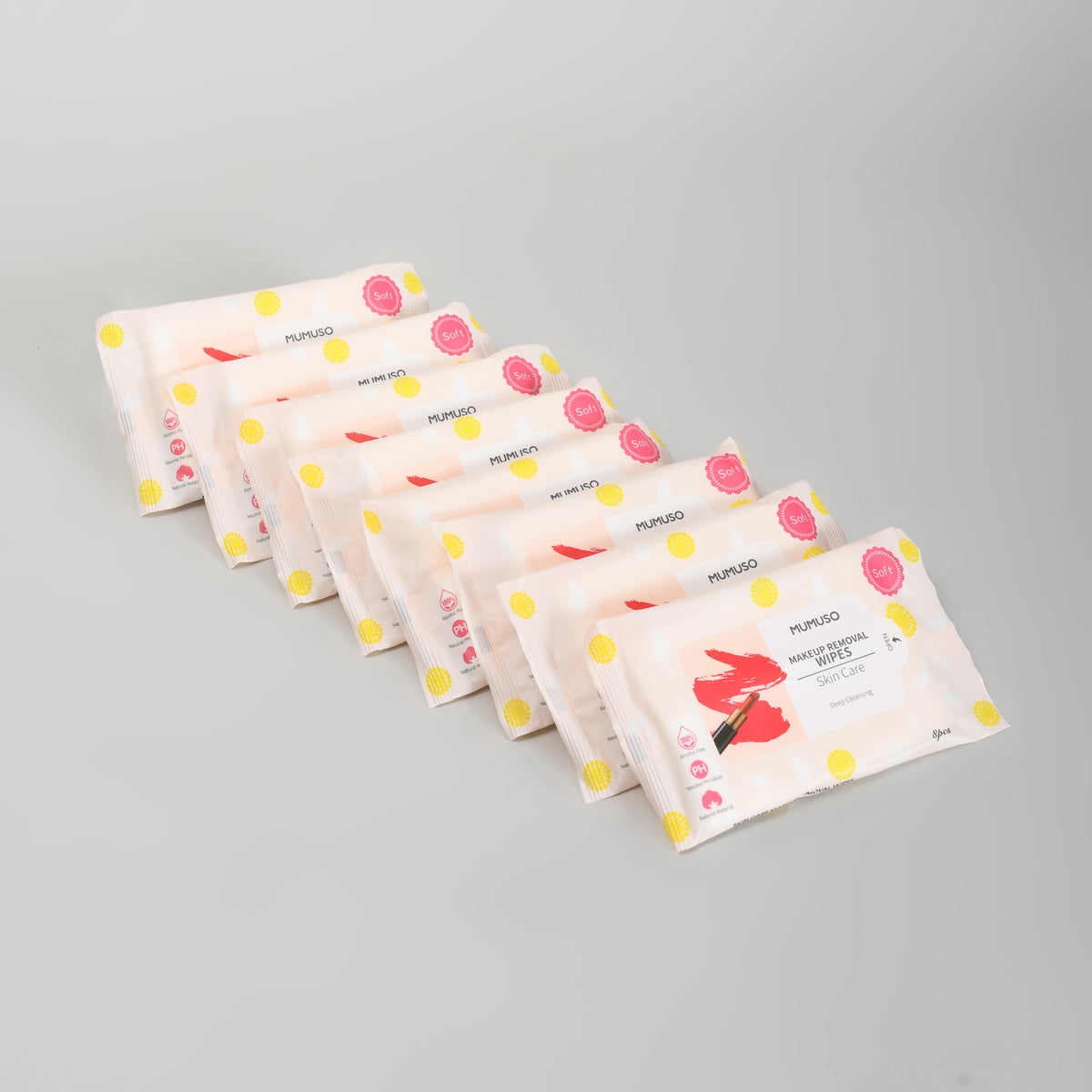 Alcohol Free Makeup Removal Wipes – Value Pack of 8 (64 Wipes)