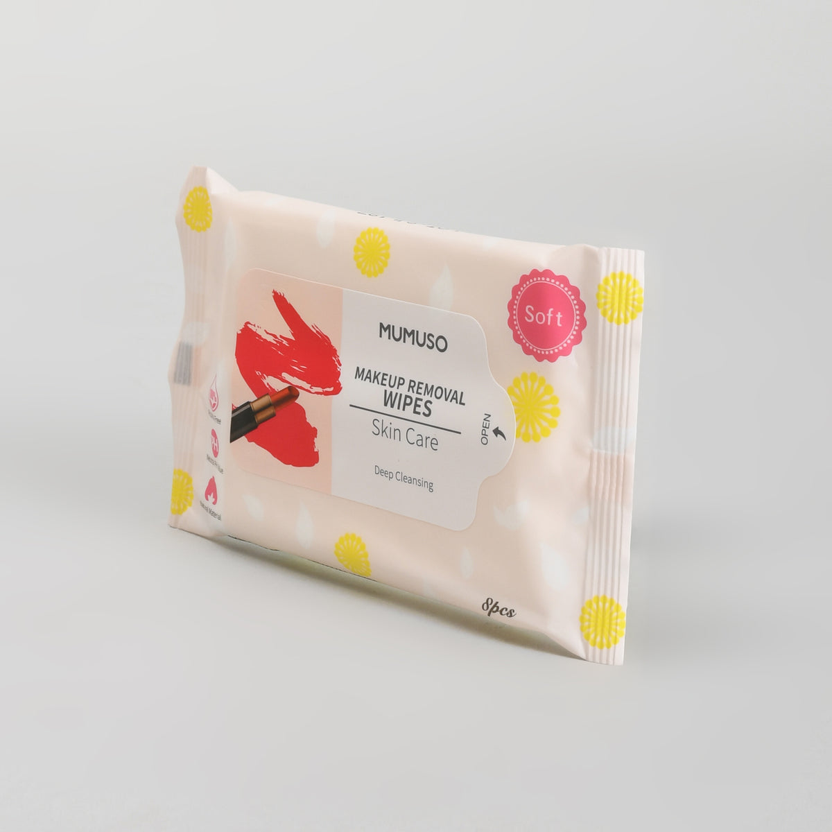 Alcohol Free Makeup Removal Wipes – Value Pack of 8 (64 Wipes)