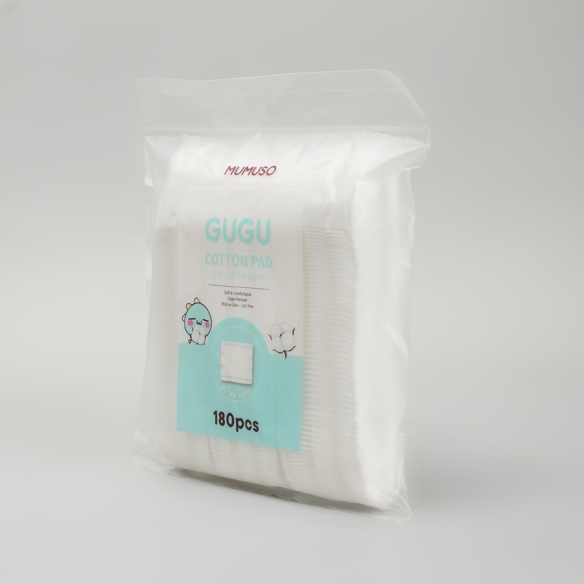 GUGU Cotton Pads – 180 Pcs | Makeup Pads
