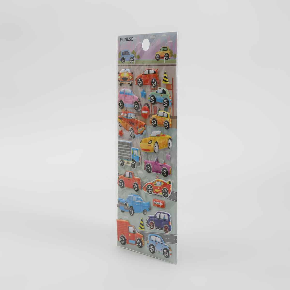 Cool Cars 3D Puffy Stickers for Kids