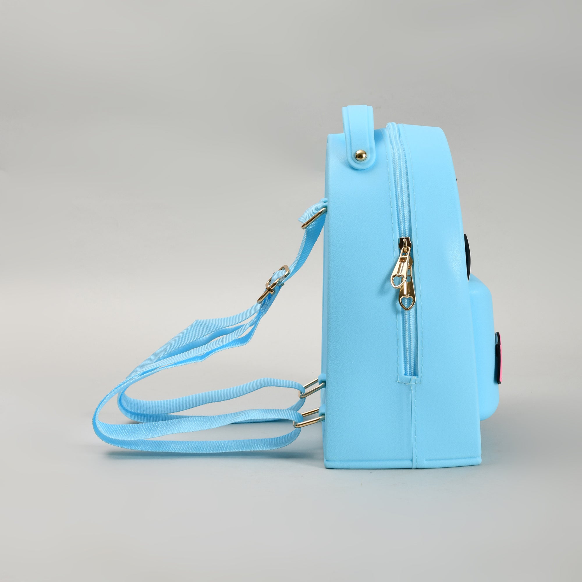 Vibrant Blue school Backpack with 3D Embellishments