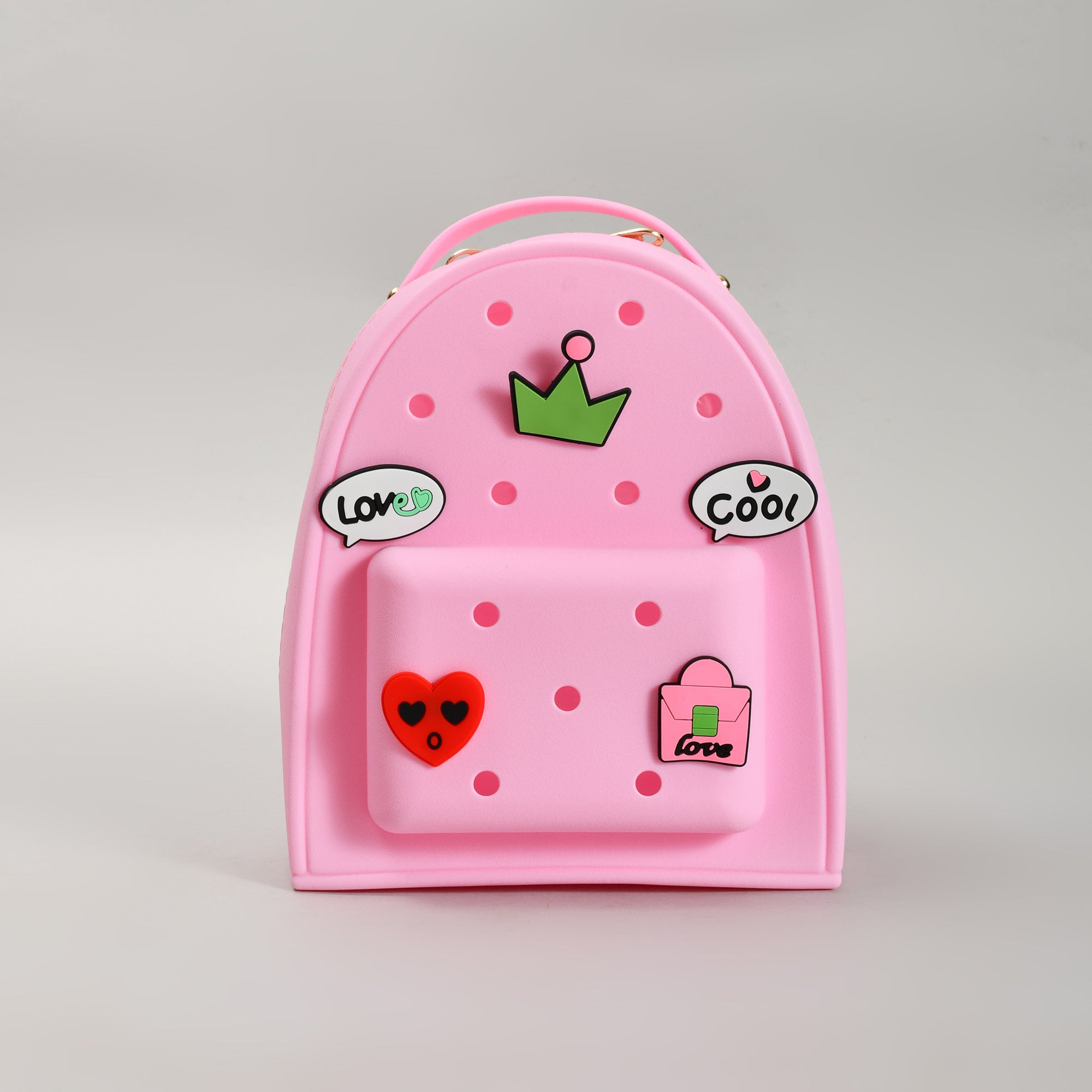 Pink Dream School Backpack with 3D Embellishments