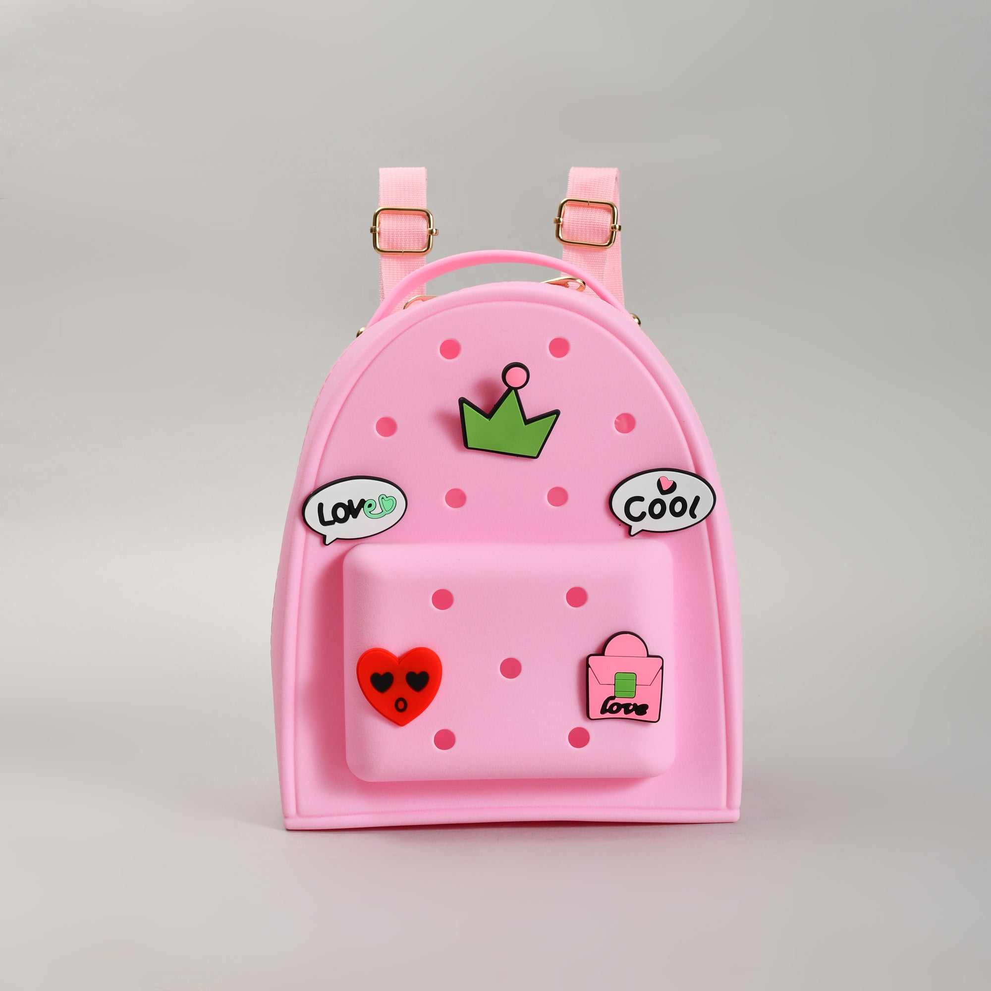 Pink Dream School Backpack with 3D Embellishments