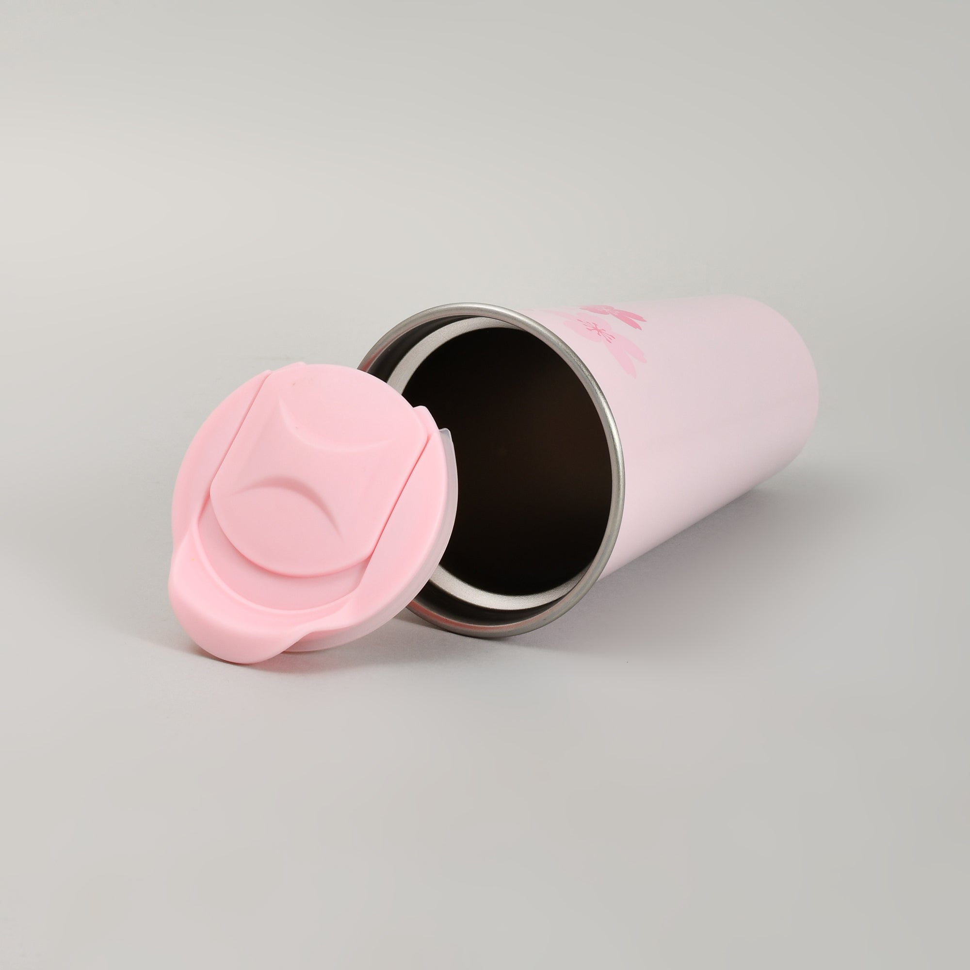 Insulated Pink Cherry Blossom Tumbler- 500ml