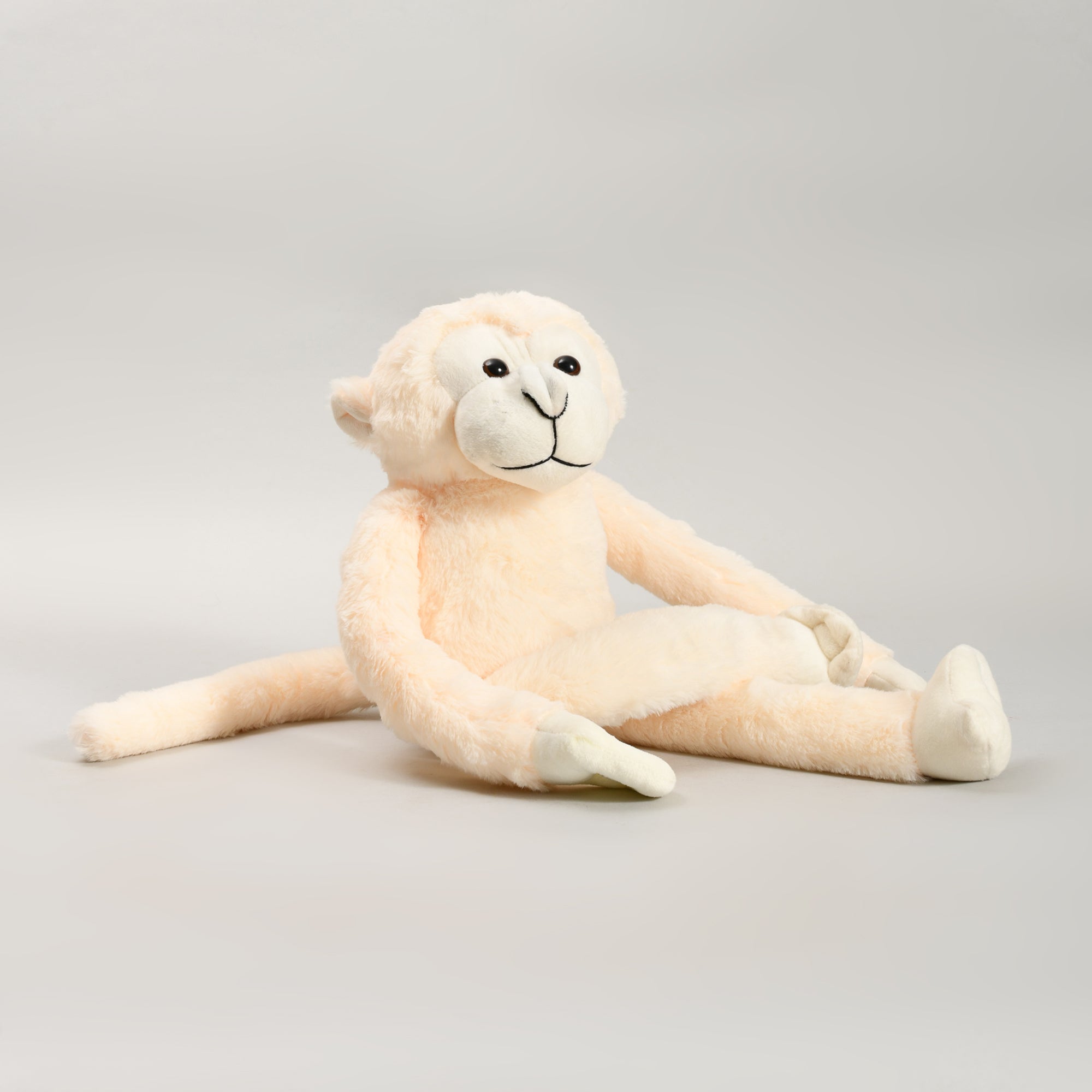 Hanging Monkey Plush Toy - Butter Yellow/ 55 cm