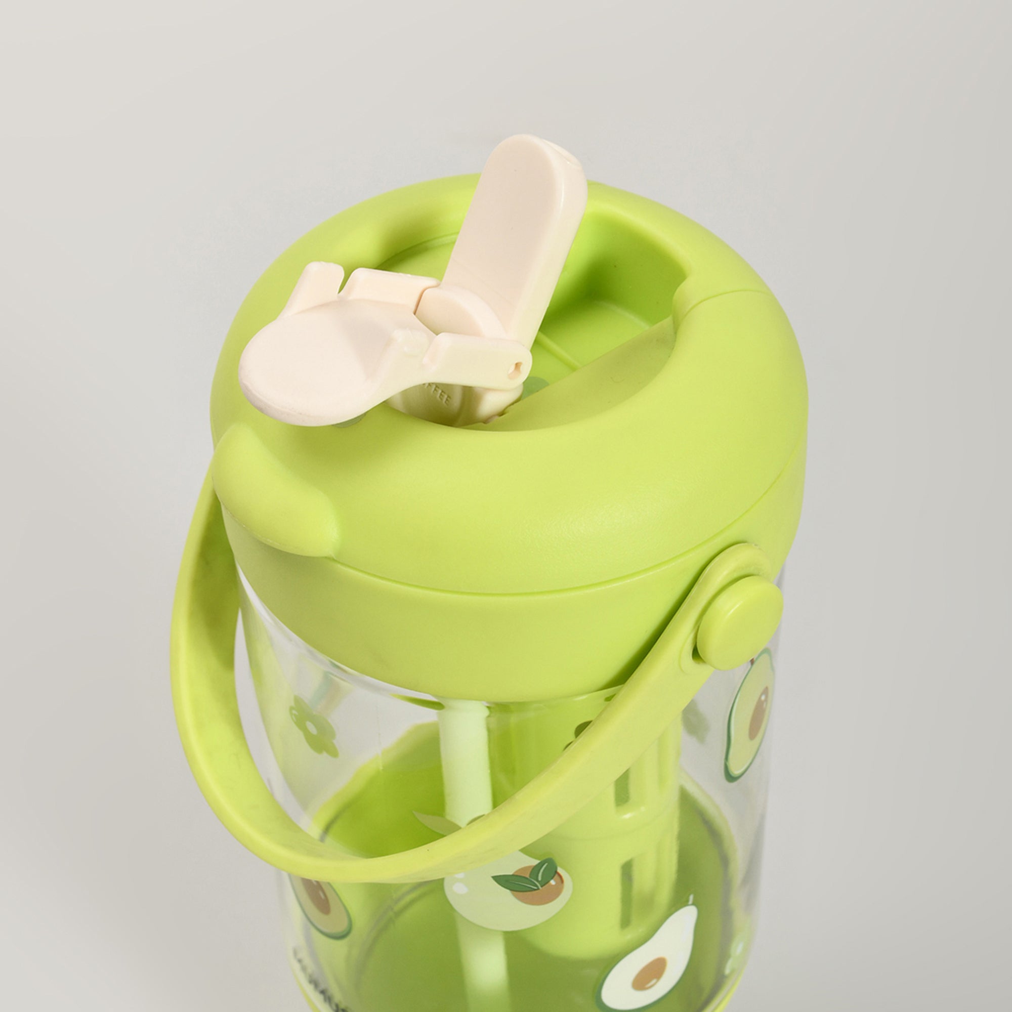 Avocado Portable Plastic Water Bottle with Infuser (Green/800 mL)
