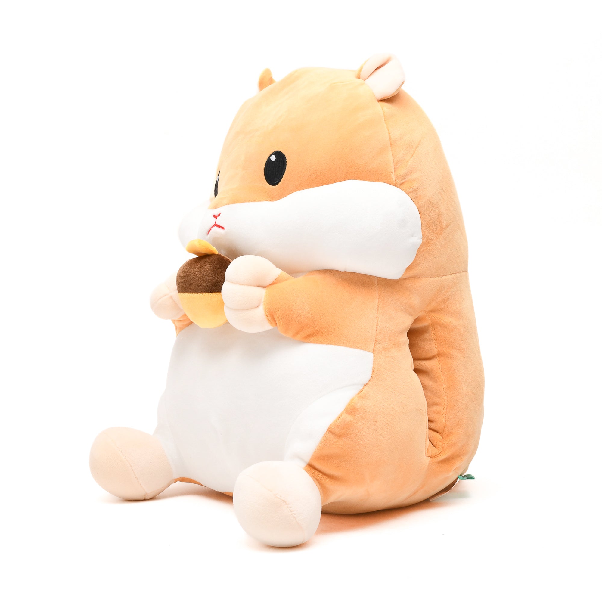 Cute Hamster Handwarmer Pillow- Beige and Gray