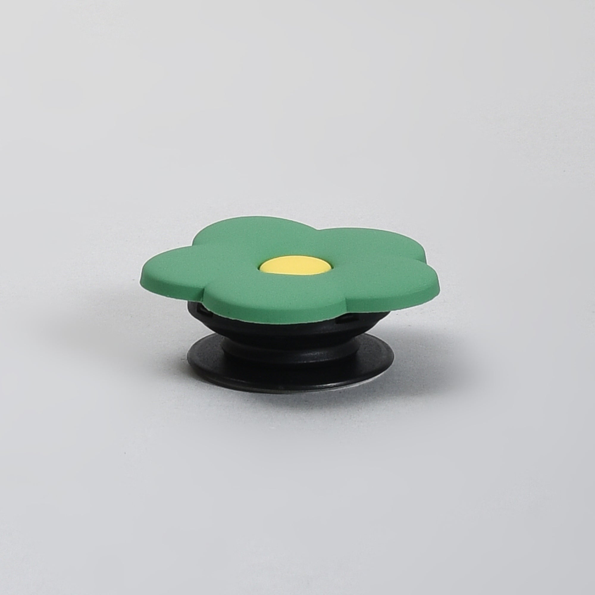 Green Flower Popsocket Collapsible Airbag Phone Holder