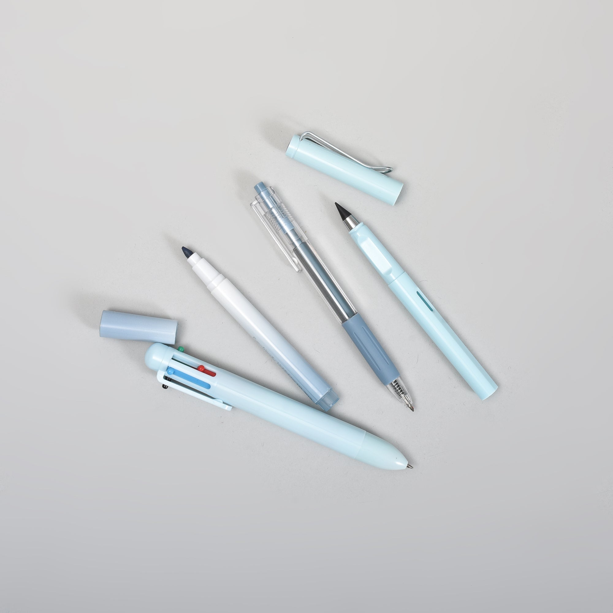 7-Piece Blue Stationery Set