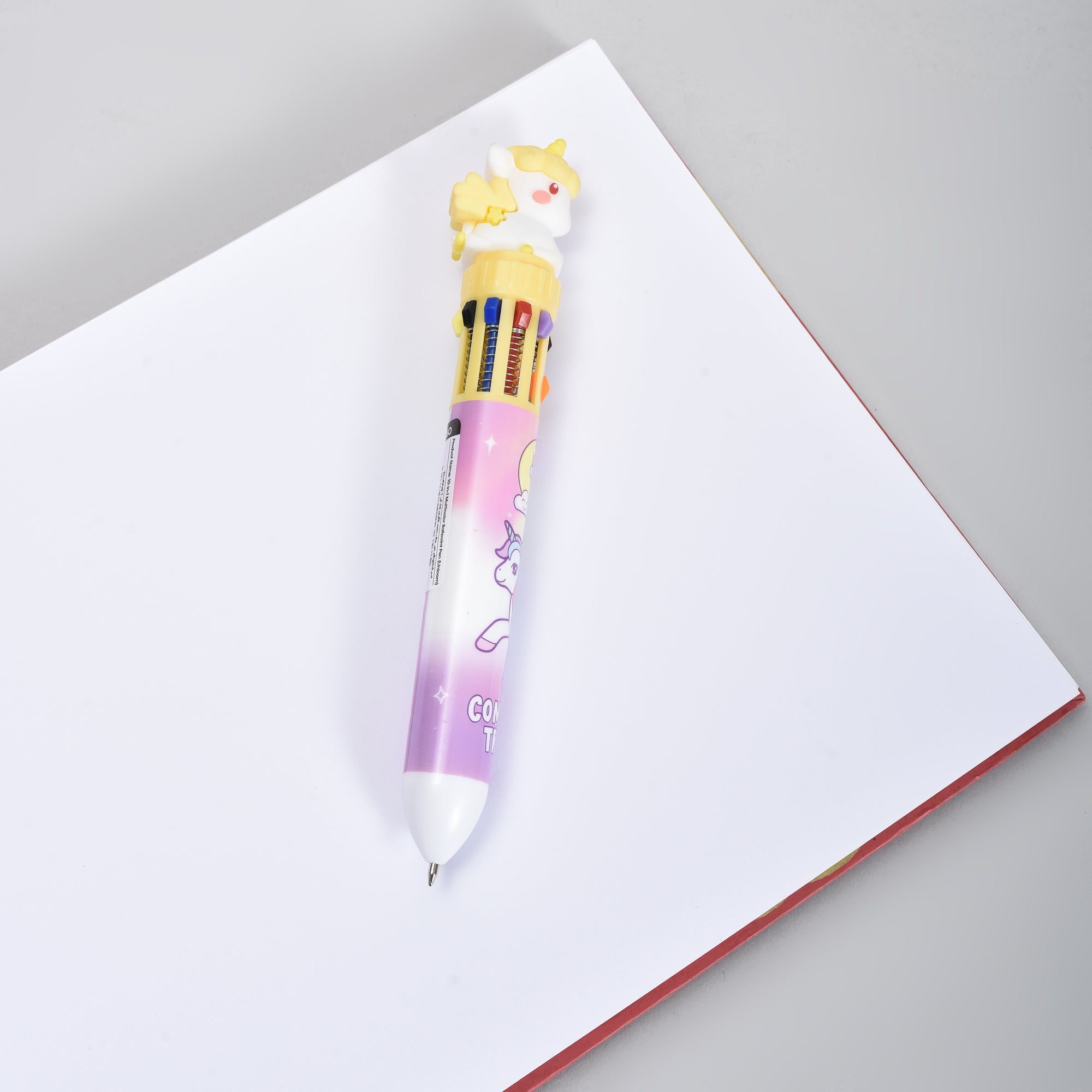 Unicorn 10 -1 Multi Colour Retractable Ballpoint Pen