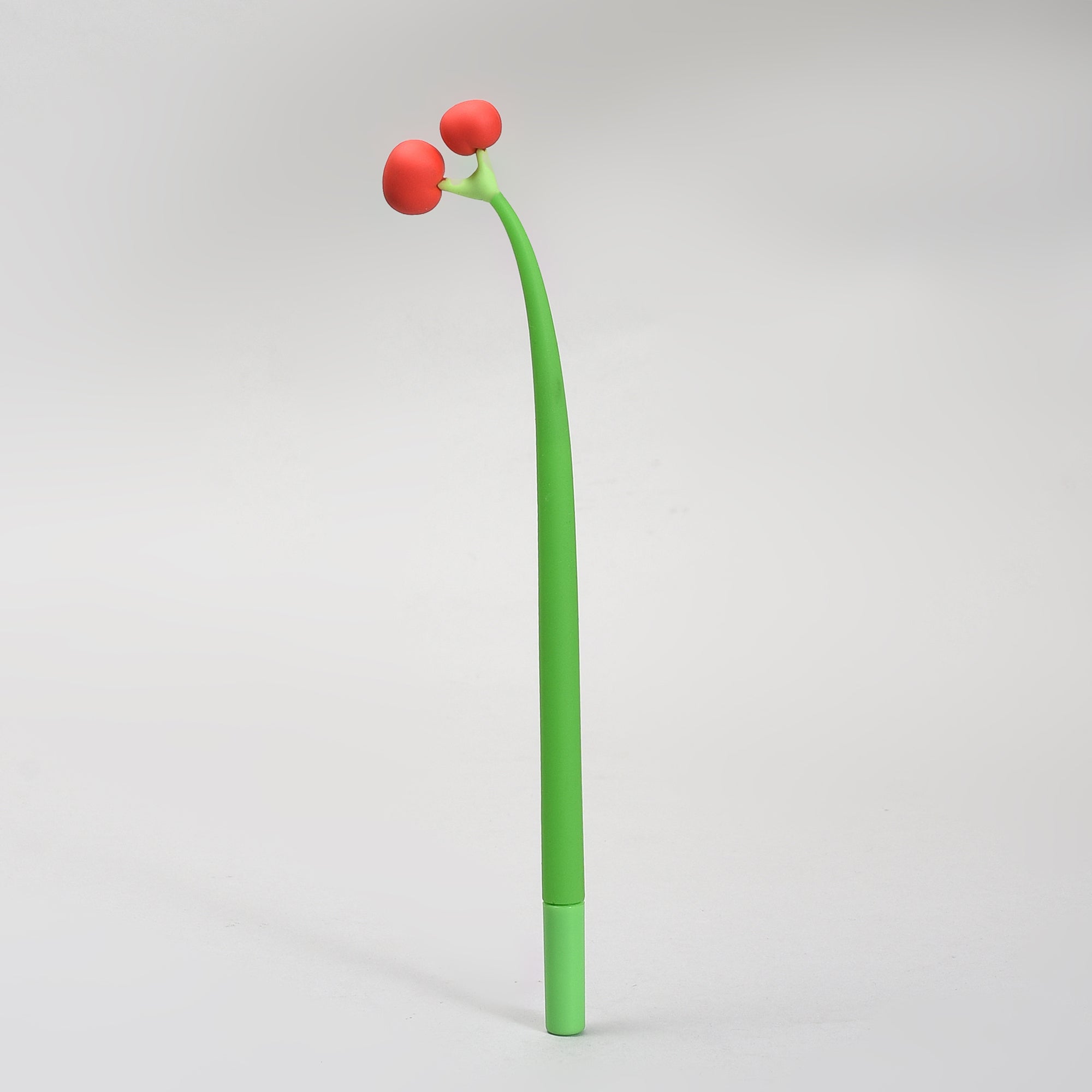 Red Cherry Gel Pen- Black Ink