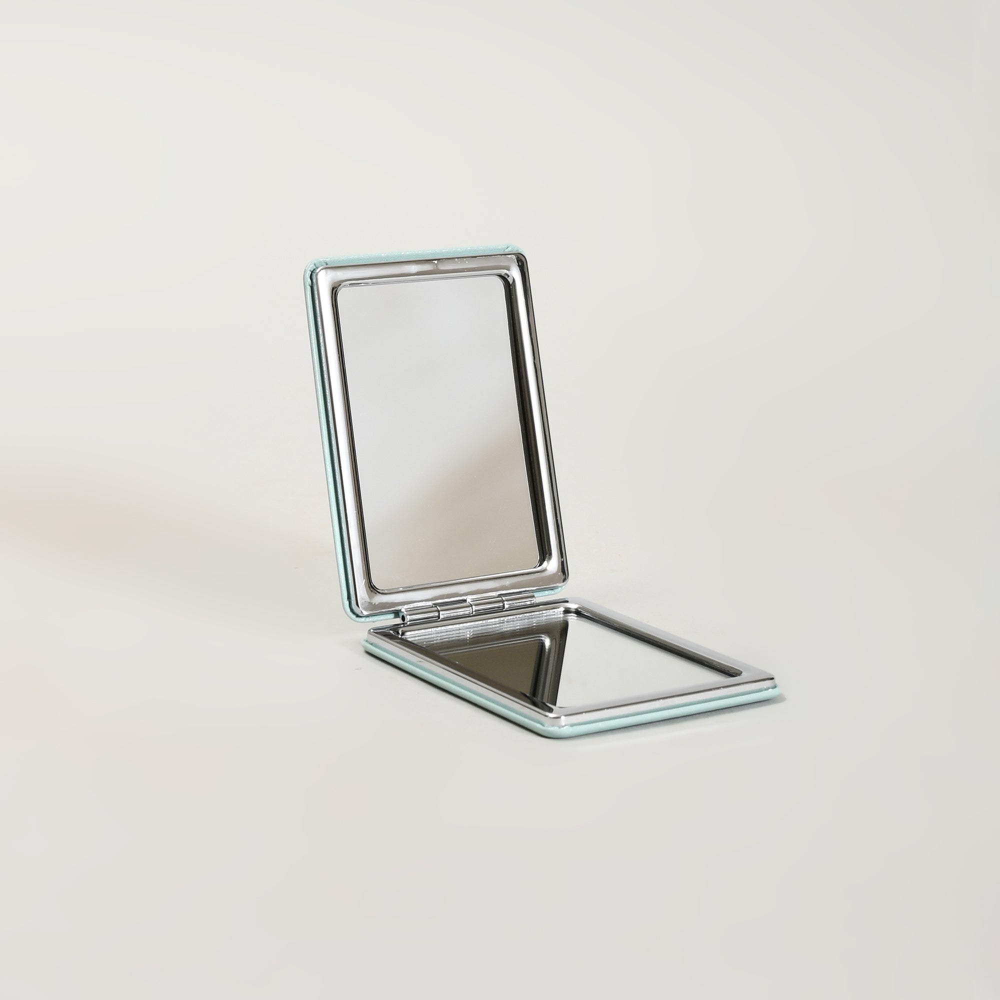MUMUSO Mini Cartoon Folding Mirror Rectangular Green