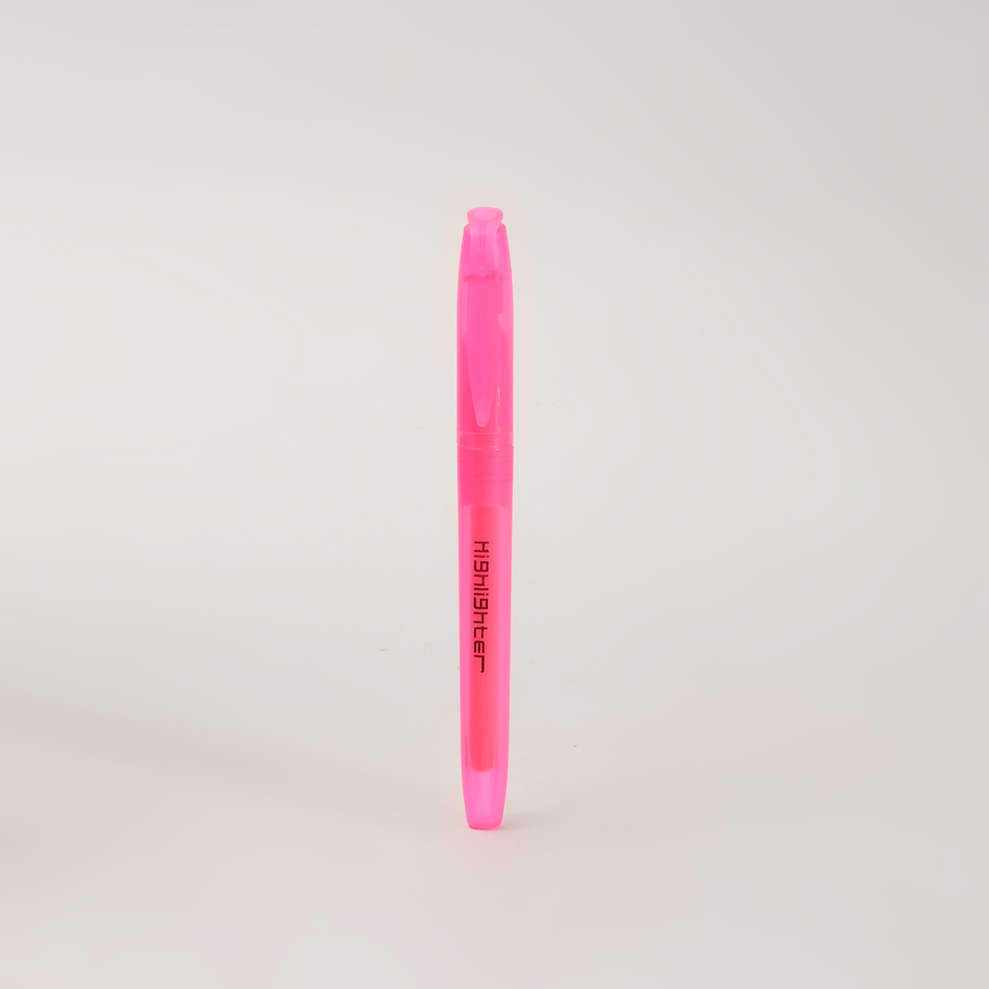 Pink Stationery 6 pc Set- Black Gel Pen, Black Ballpoint Pen & Pink Highlighter