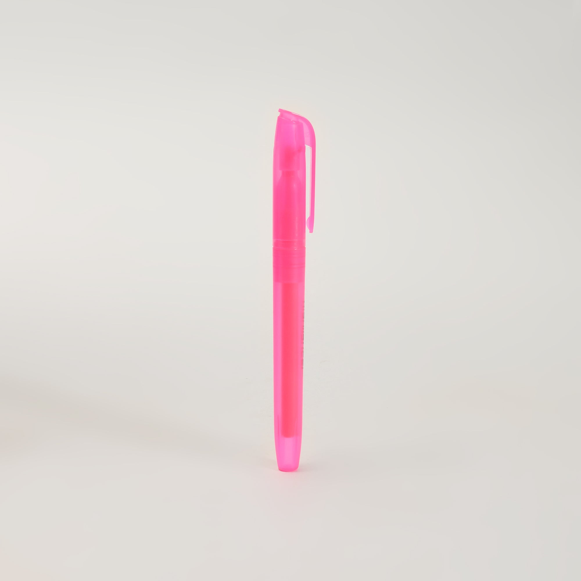 Pink Stationery 6 pc Set- Black Gel Pen, Black Ballpoint Pen & Pink Highlighter