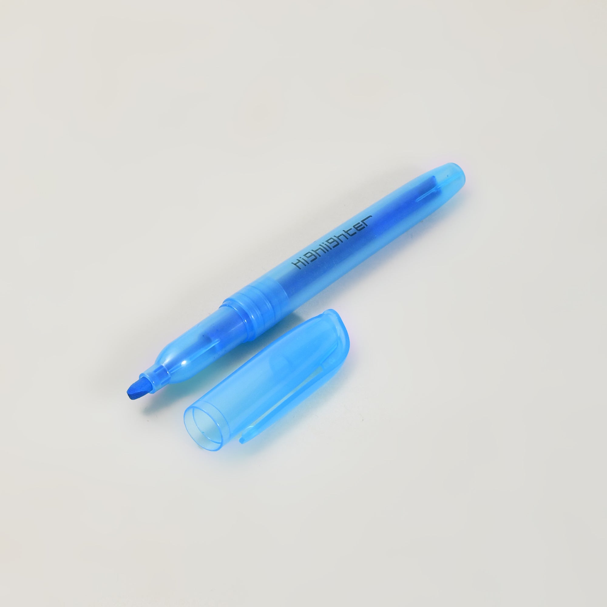 Blue Stationery Set 6 Pcs - Ballpoint Pen, Gel Pen & Blue Highlighter