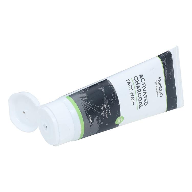 Activated Charcoal Face Wash - 100 ml Mumuso
