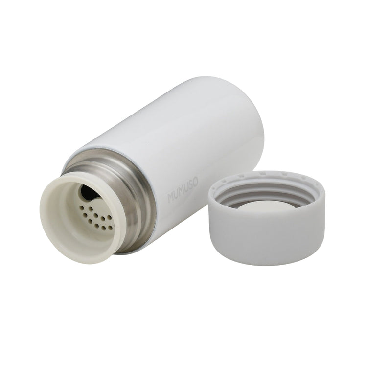Chic Mini Insulated Water Bottle - Greyish White / 150 ml Mumuso