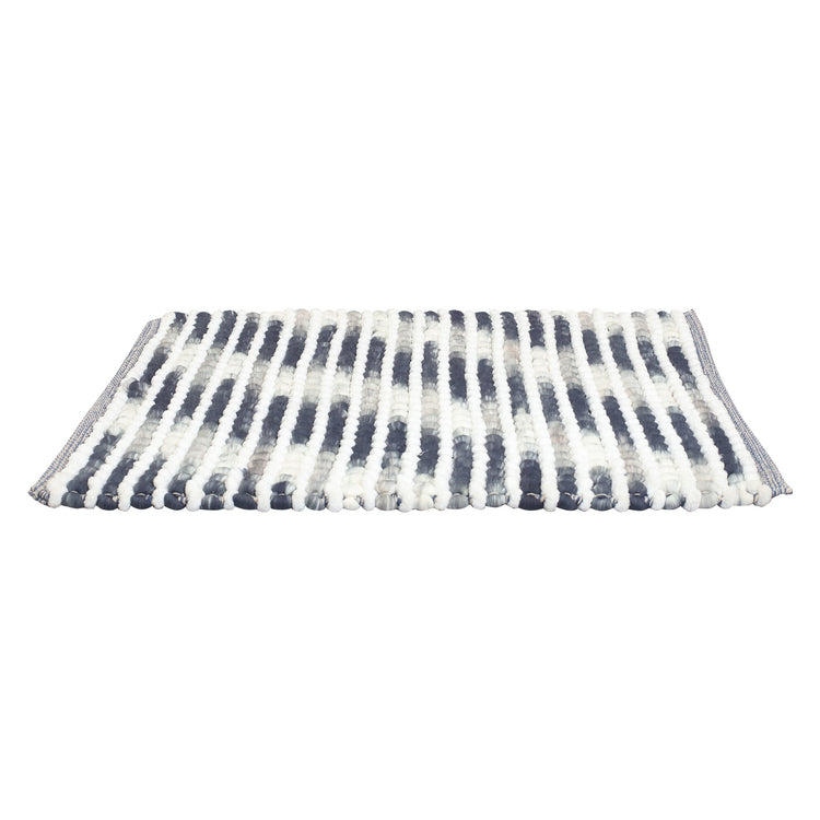 Microfiber Loop Fugga Rugs - Dark Grey Mumuso