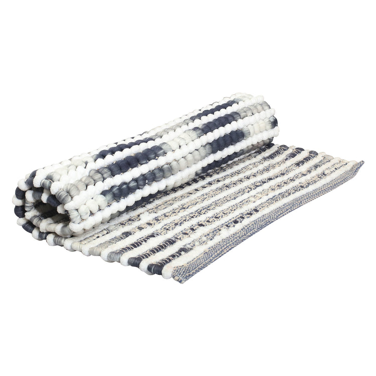 Microfiber Loop Fugga Rugs - Dark Grey Mumuso