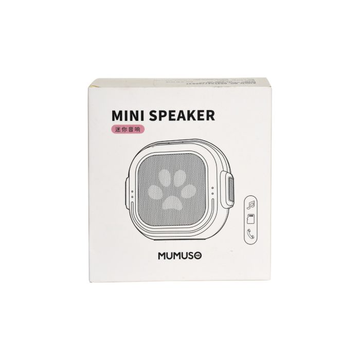 Mini Speaker - Pink Mumuso