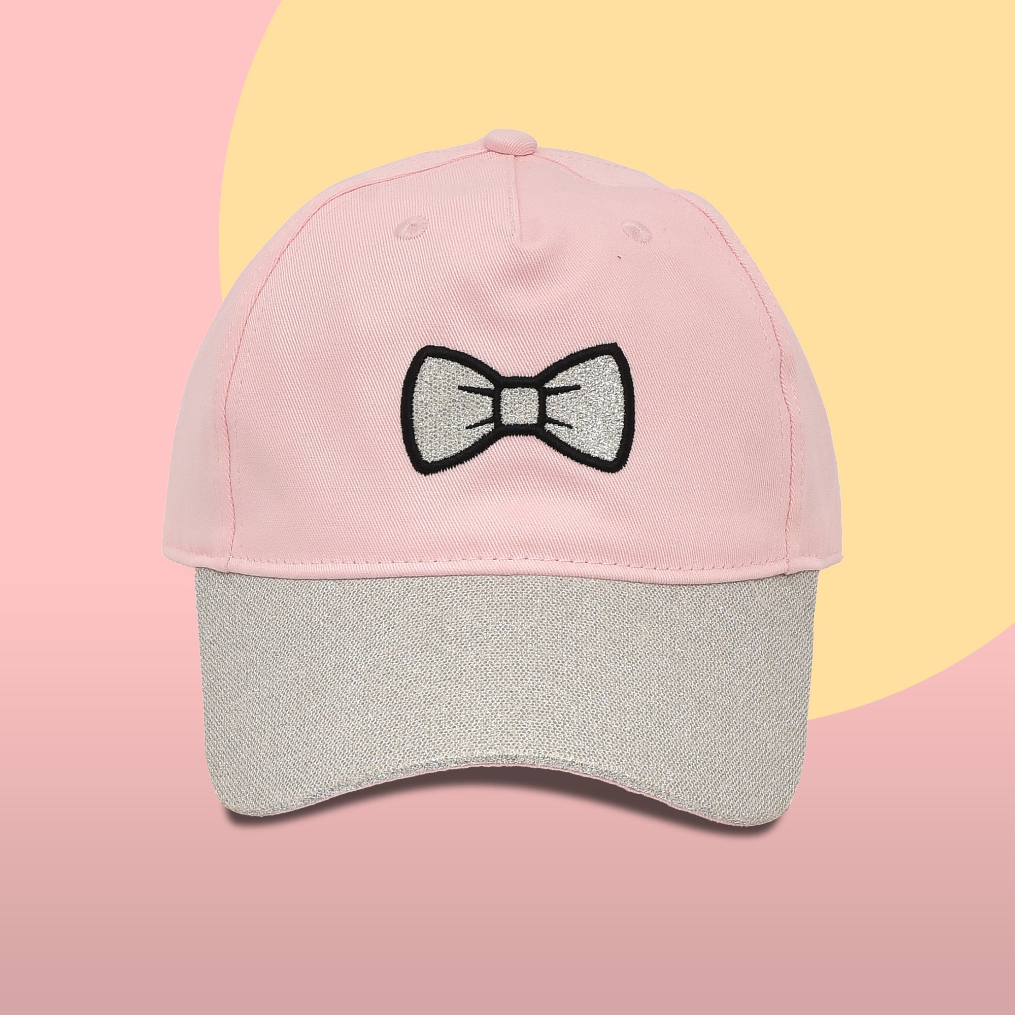 Cotton Twill Baseball Hat - Light Pink