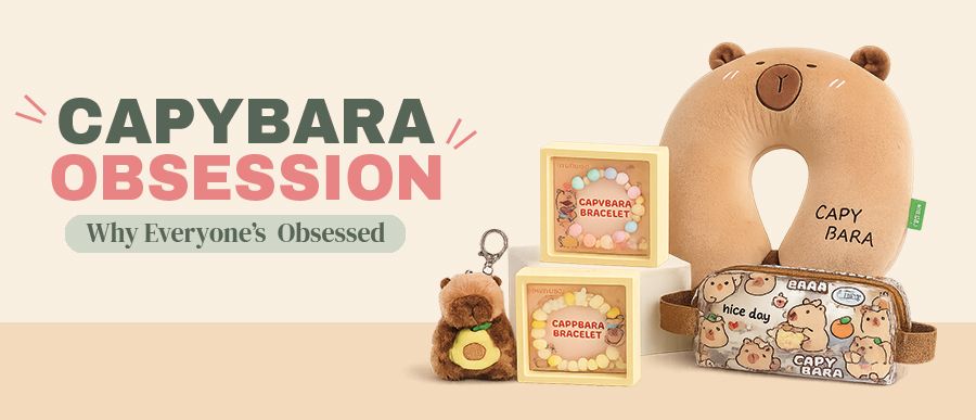 Capybara Obsession: Cute Capybara Gifts and Plush Toys from Mumuso