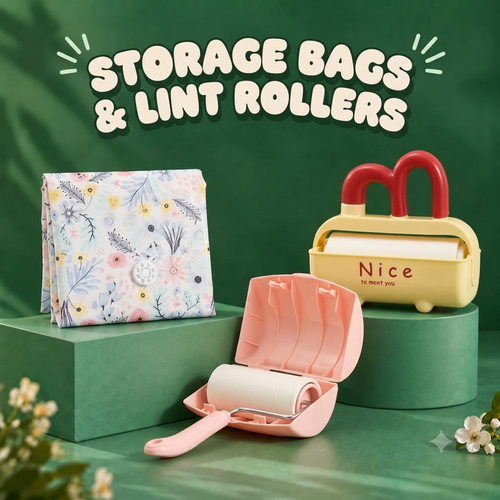 Storage Bags & Lint Roller