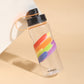 Rainbow Sports Water Bottle- Green/ Blue/ Black