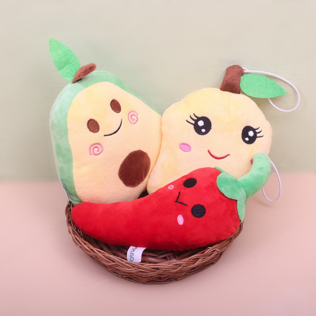 Mumuso’s Mini Plush Toys — Chilli, Mango &amp; Avocado!