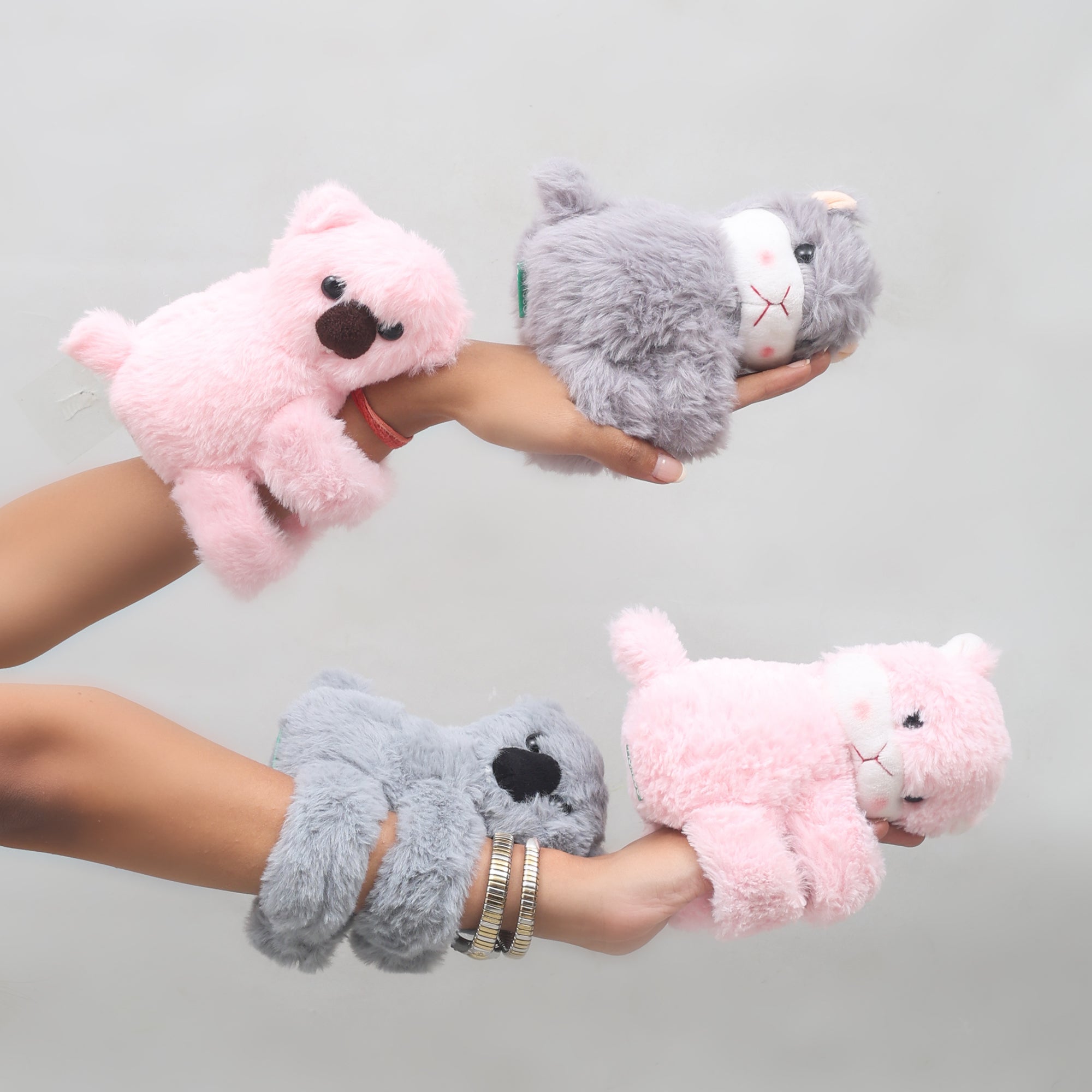 Cuddly Plush Animal Slap Wrist Band Strap - 15 cm