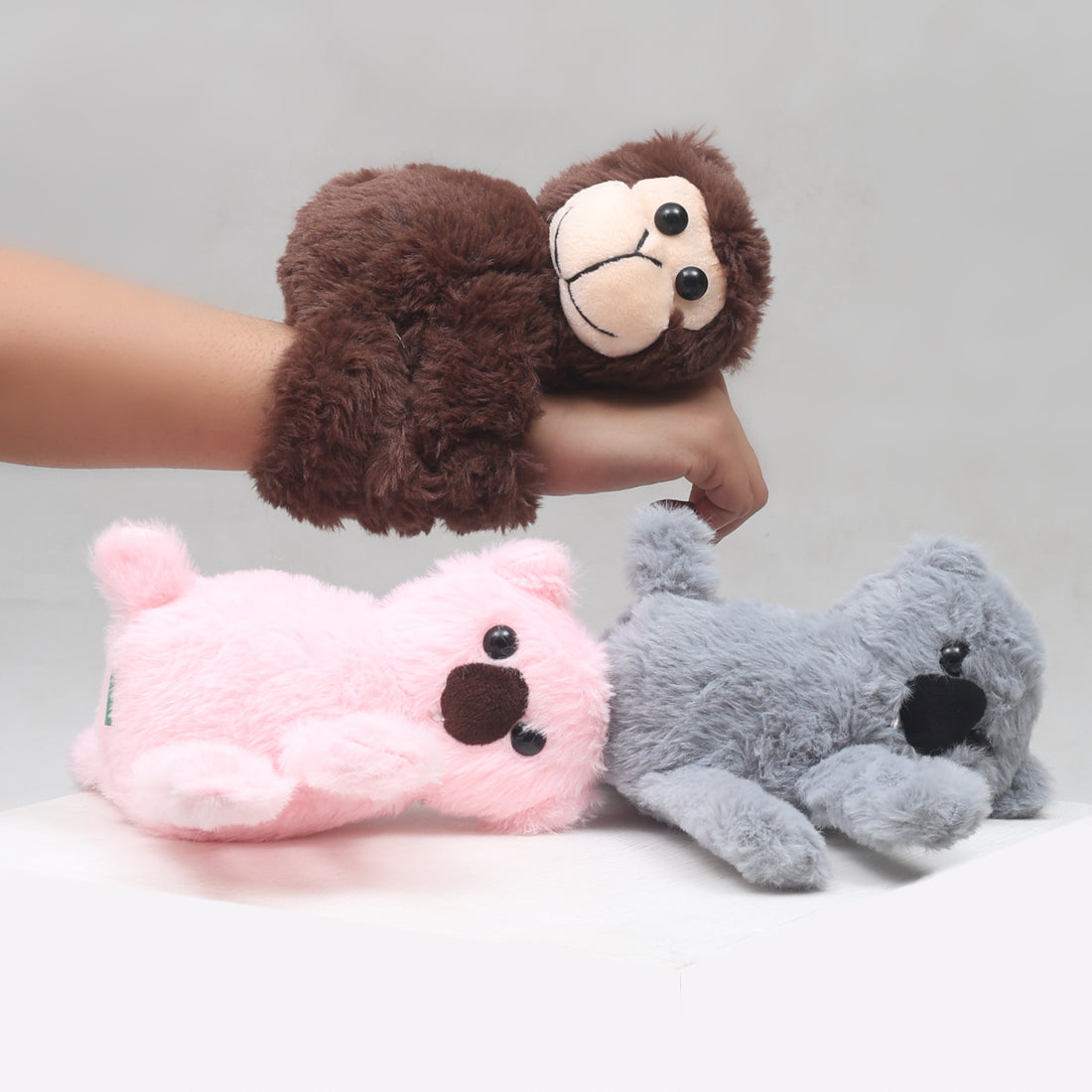 Cuddly Plush Animal Slap Wrist Band Strap - 15 cm