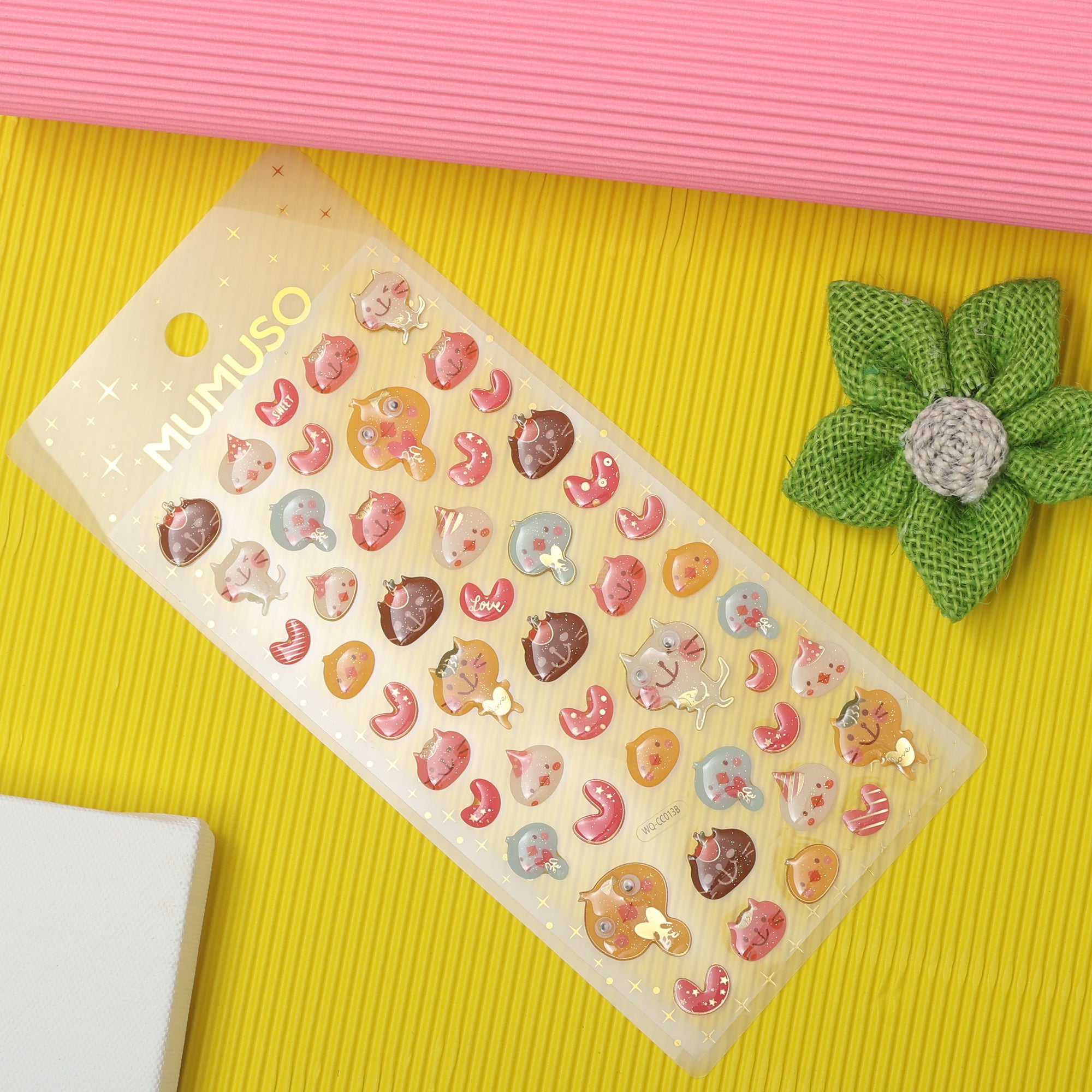 Cute Animal Shining Stickers