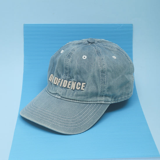 Godfidence Denim Cap-Blue