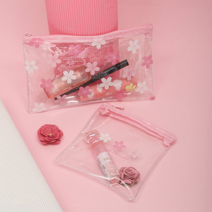 Cherry Blossom Pouch set (2 pieces)