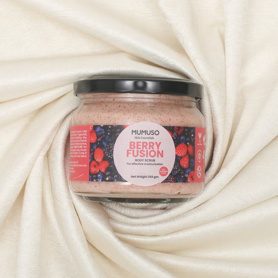 Mumuso Skin Essentials Berry Fusion Body Scrub