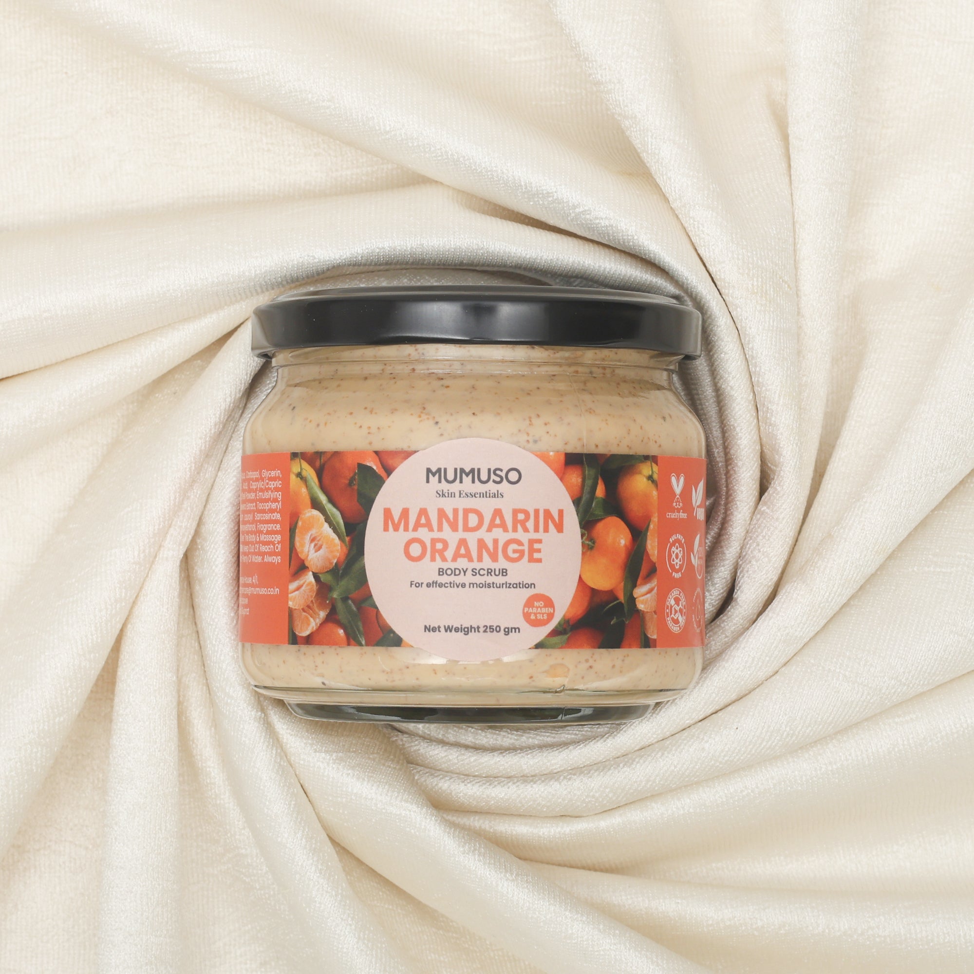 Mumuso Skin Essentials Mandarin Orange Body Scrub