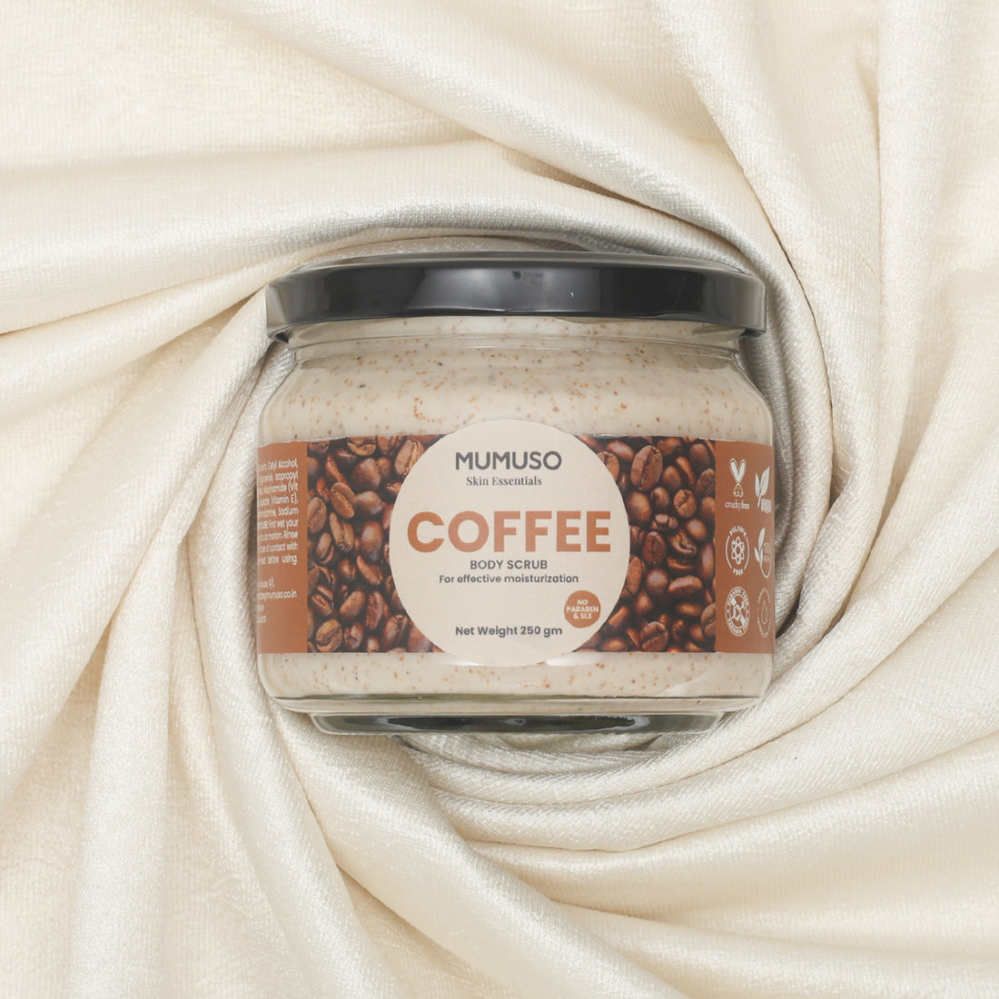 Mumuso Skin Essentials Coffee Body Scrub - 250 gm