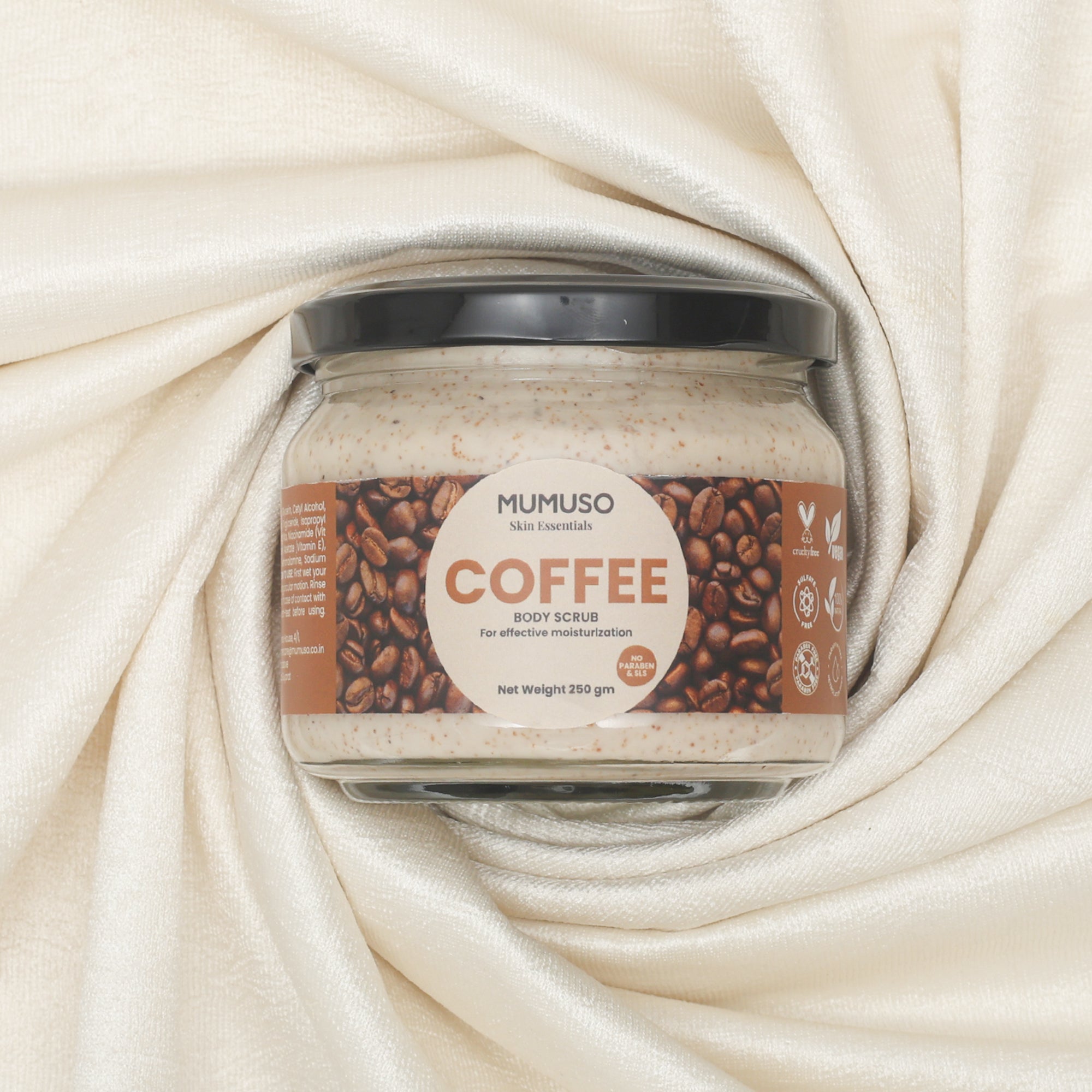 Mumuso Skin Essentials Coffee Body Scrub - 250 gm