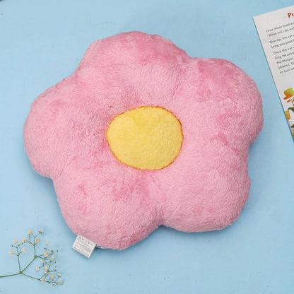 Ultra-Soft Throw Pillow - Sunflower/ Pink